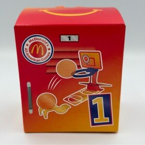 McDonald's 2025 Happy Meal Basketball ALL AMERICAN GAMES Toy #1 Shoot Hoops NEW